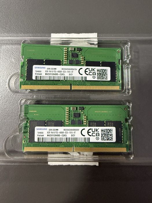 Kit 16GB RAM DDR5 SODIMM 4800MHz Samsung (2x8GB)