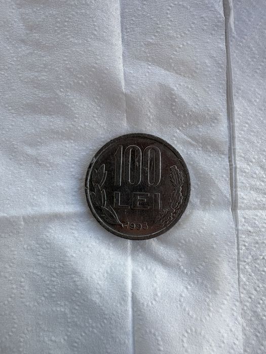 Moneda 100 lei , an 1993