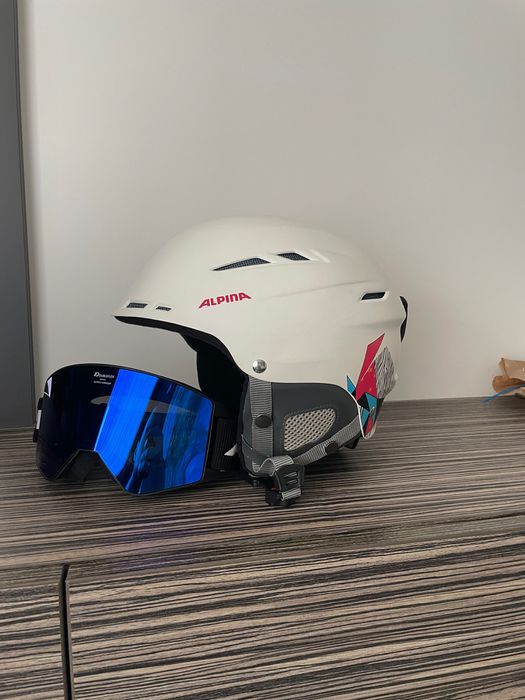 Ски каска и маска Алпина / Alpina