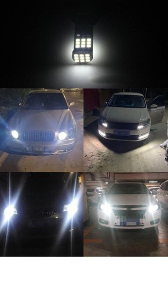 Лед крушки 2бр. за габарит T10-W5W 27led 4014smd-А-3342