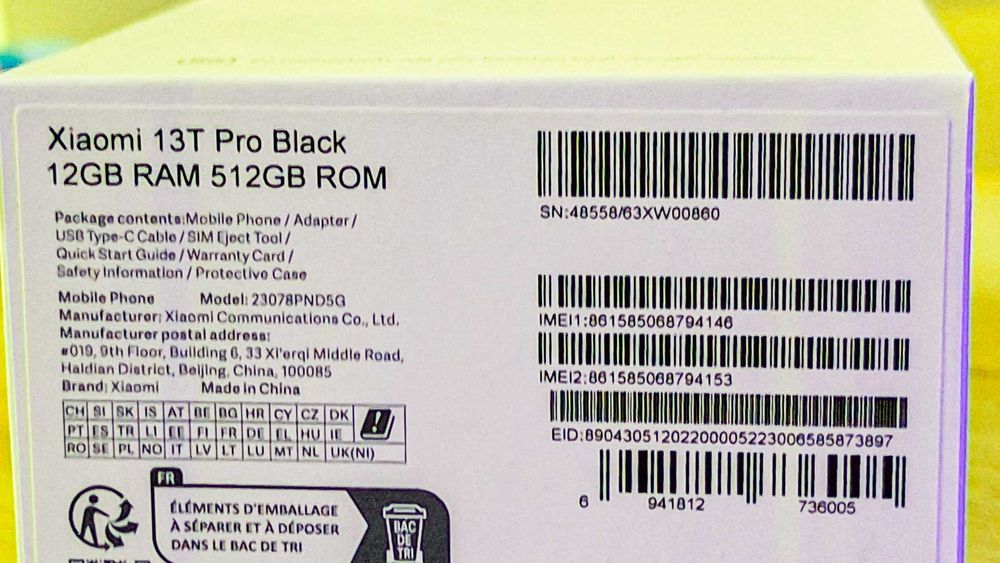 Vand Xiaomi 13T Pro 512GB ca nou