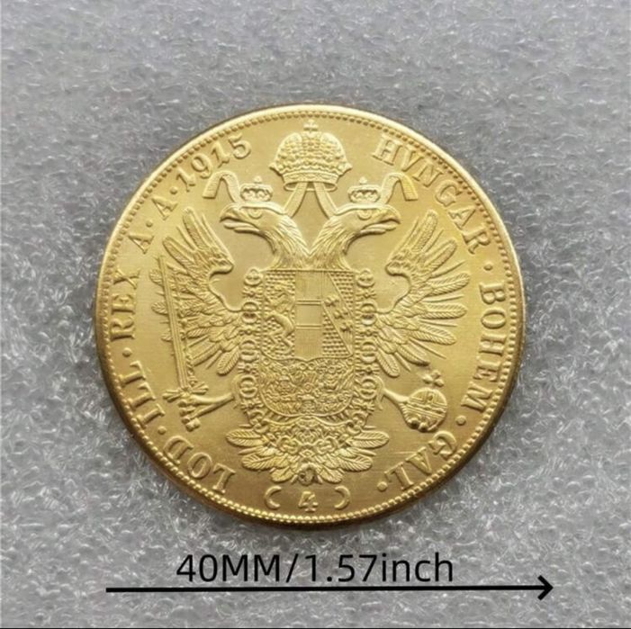 Monede placate cu aur 24 k