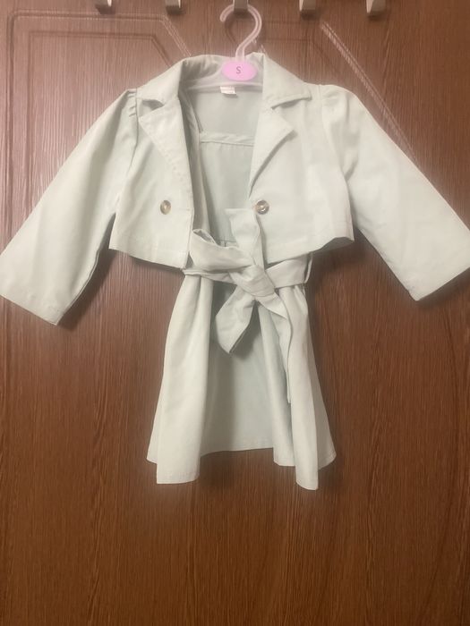 Бебешка рокля със сакенце 9-12 м