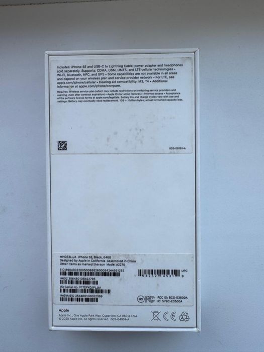 ОБМЕН iphone SE 2 64gb