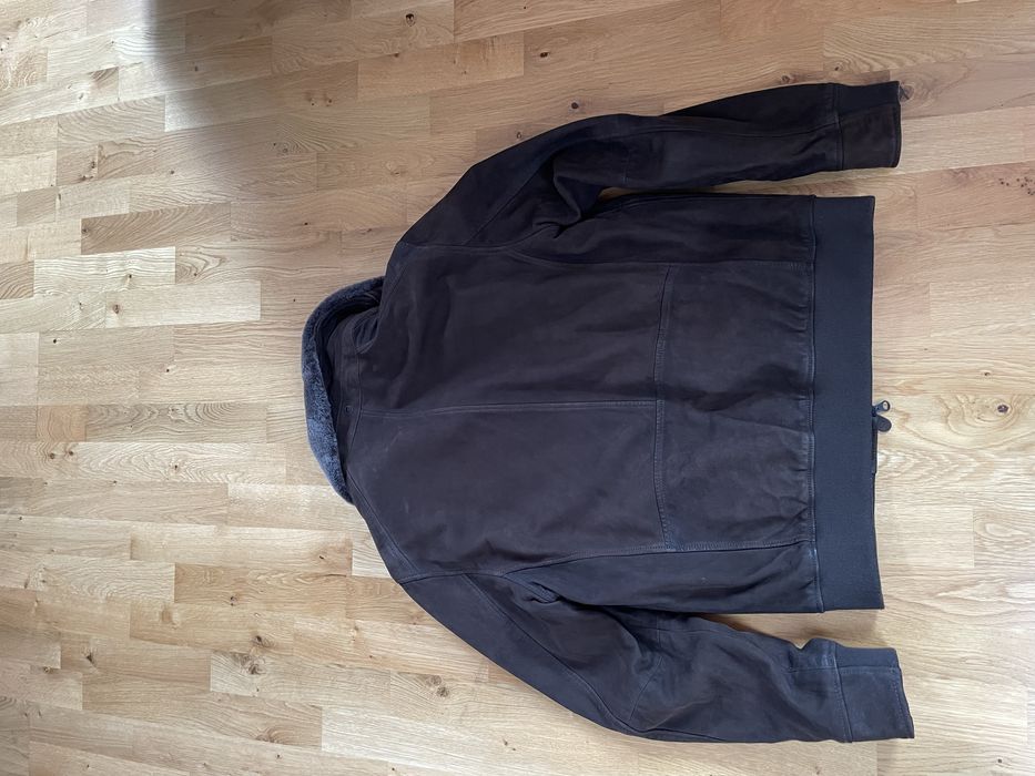 Geacă de piele Massimo Dutti nouă