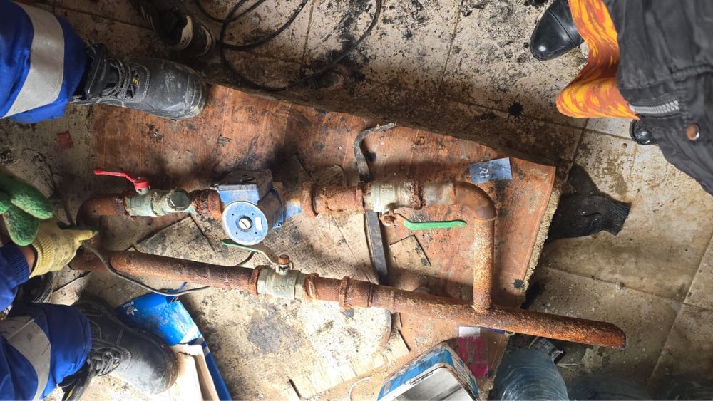 Байпас для отопление с насосом рабочий.