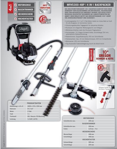 Kit pentru gradina multifuncțional trimmer drujba gard viu