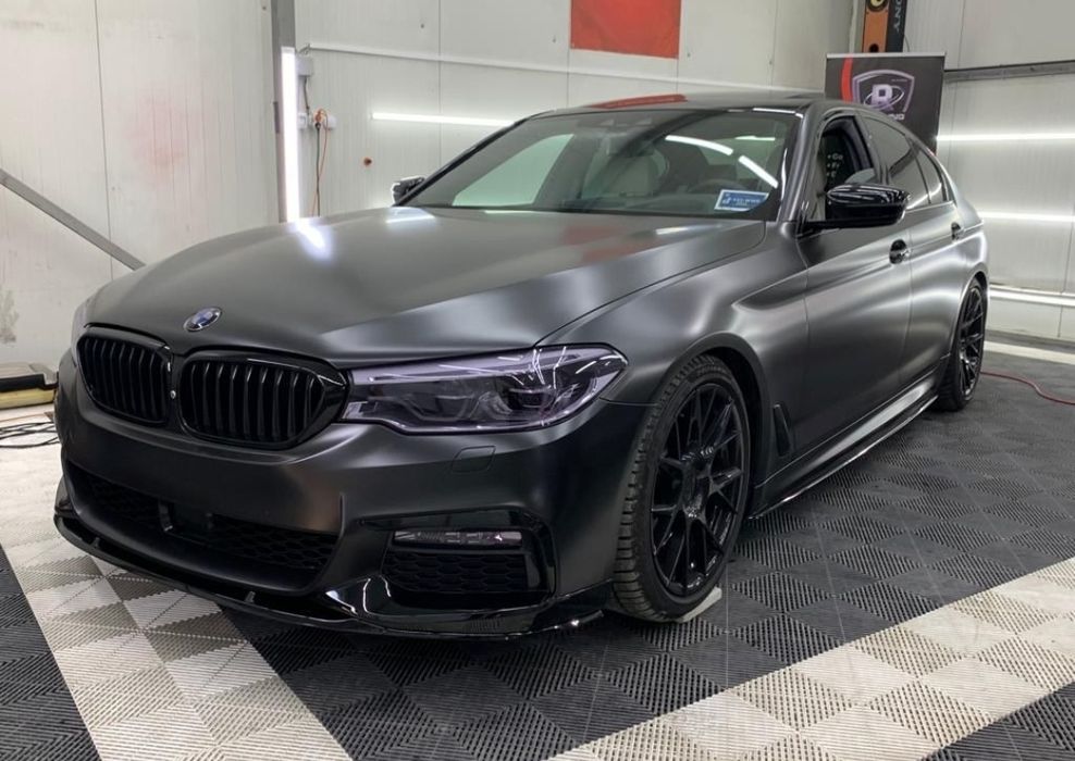 Extensii praguri prelungire praguri BMW Seria 5 G30 negru lucios