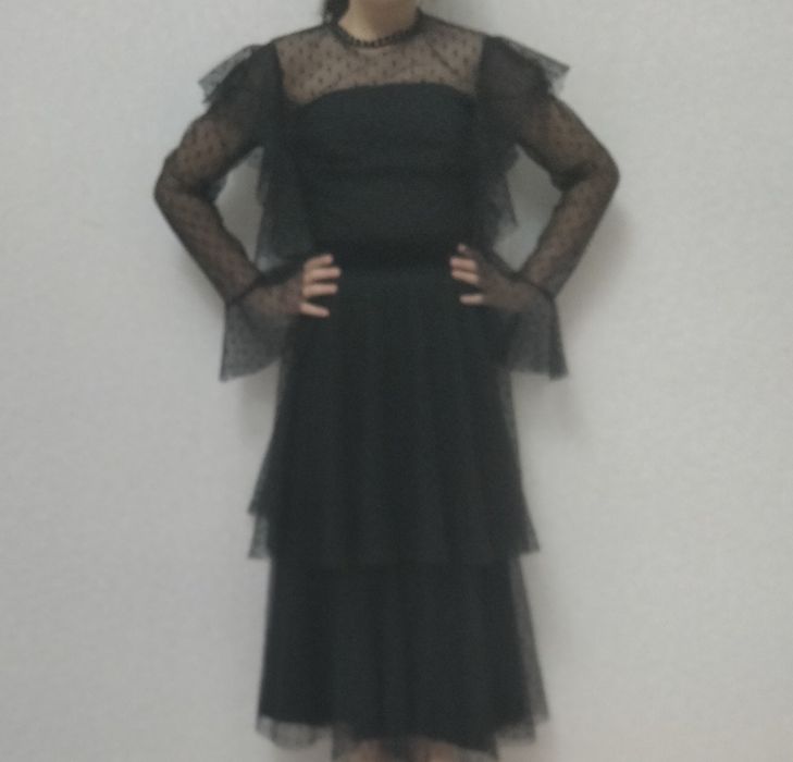 Платье нарядное в стиле Wednesday