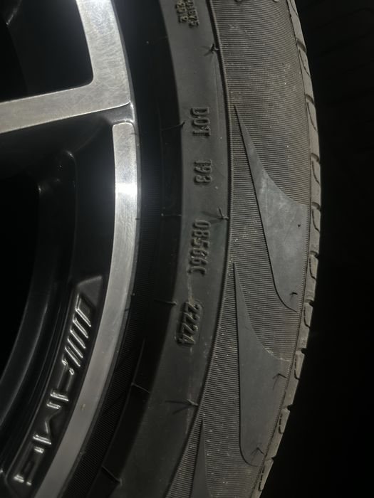 Set Roti GLC • AMG ORIGINALE R19 jante anvelope PIRELLI DOT24 W253 253