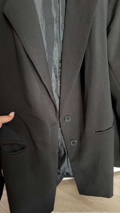 Пиджак черный , оверсайз