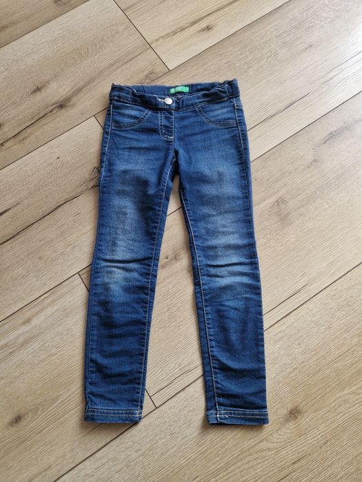 Blugi fete, 6 ani, Benetton S (120cm) si H&M 122cm