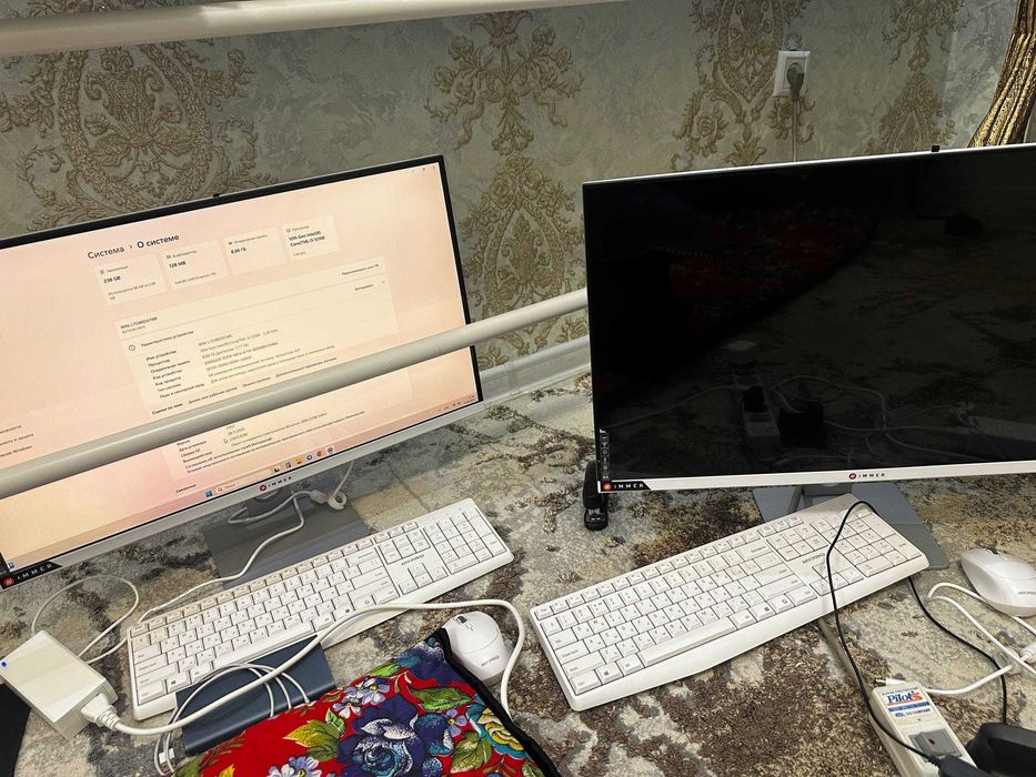 Моноблок IMMER 27 dyum Oq Rangda 1-6 oy call center uchun ishlatilgan
