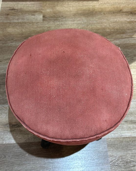 Scaun de pian vintage din lemn masiv