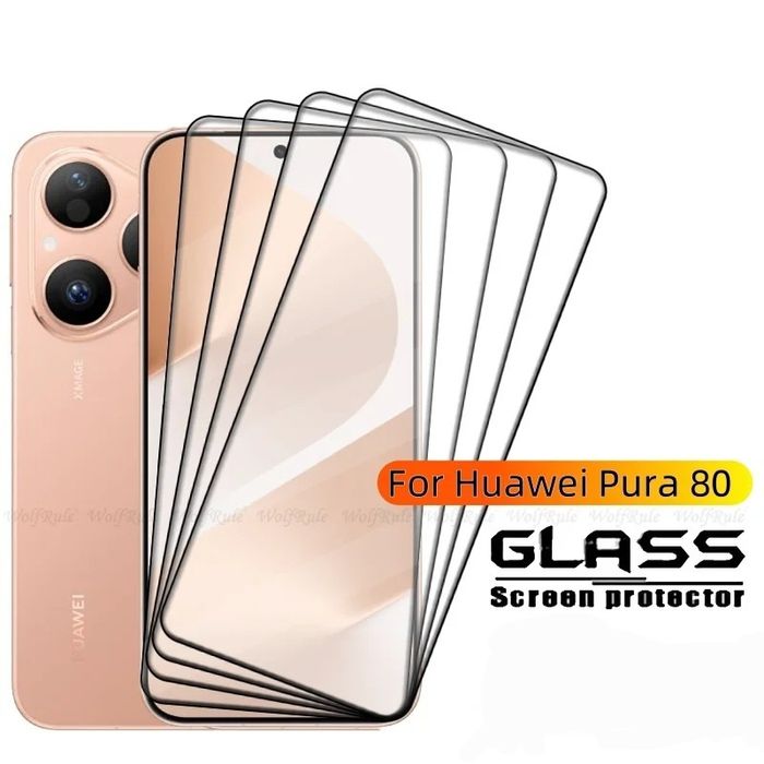 Huawei Pura 80 / Pura 70 / OG PREMIUM Full Glue Стъклен протектор