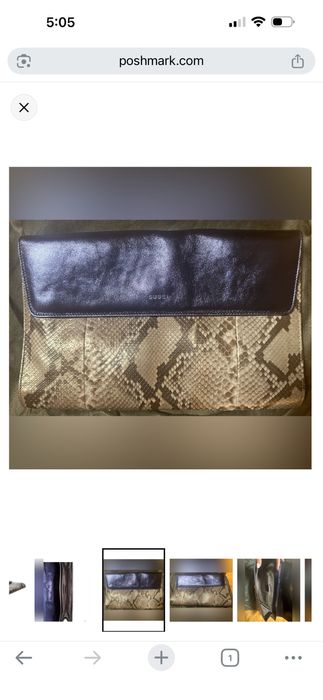 Gucci чанта от питон