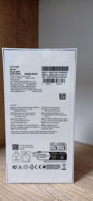 Telefon Vivo Y19S 128 GB Silver - Cod 116585