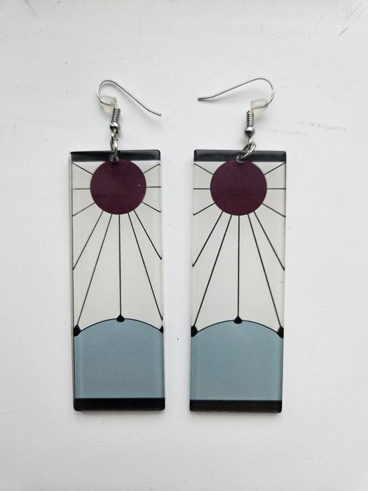 Продам серьги Танджиро Камадо