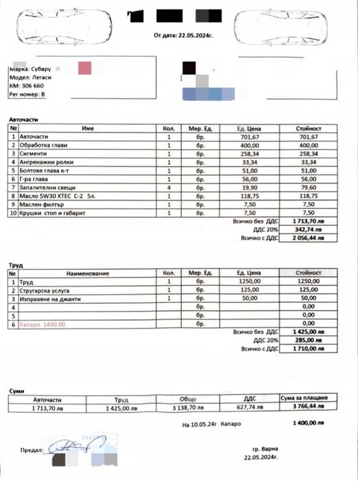 Субаро легаси 2.0