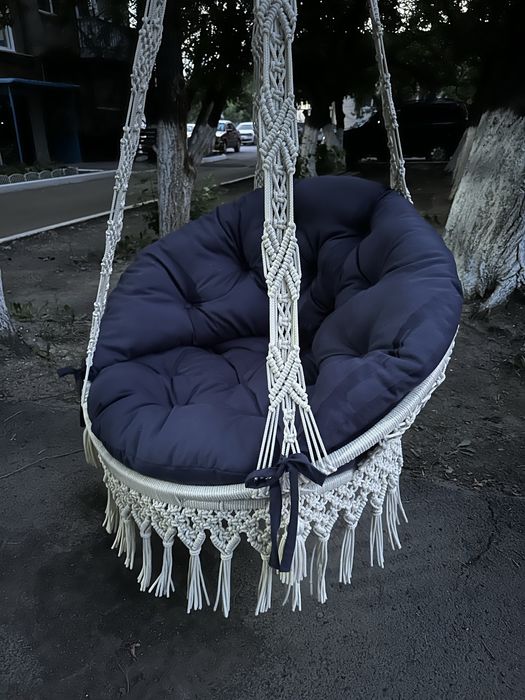 Гамак-качели, Макраме