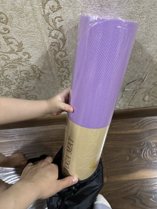 Матрас и мяч для йоги