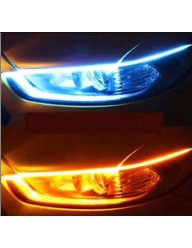 Banda LED DRL semnalizare dinamica si lumini de zi set universal