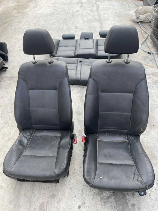 Interior piele BMW E60 2003–2010 – scaune + banchetă spate fețe de uși