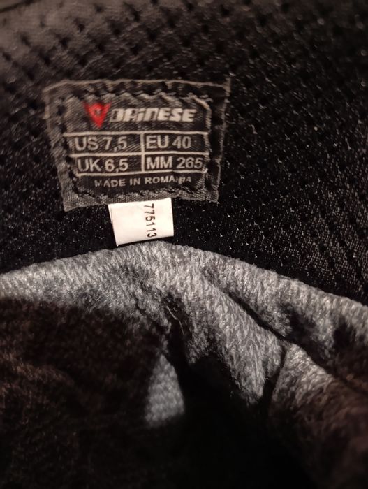 N.40 Мото обувки от ест. кожа Dainese с Gore-tex