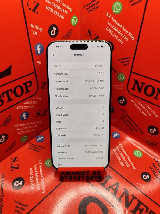 iPhone 16 Pro Max Amanet SZ Non Stop