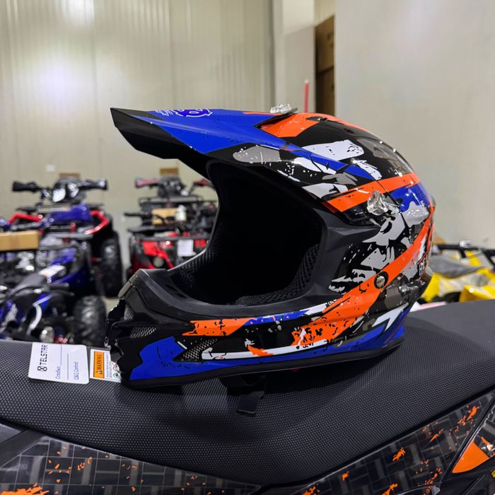 Каска за мотокрос и ATV – Универсален размер за възрастни ТелСтар