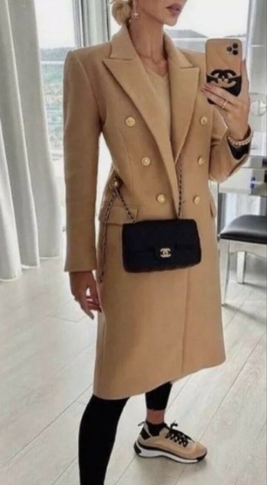 Zara limited edition вълнено палто