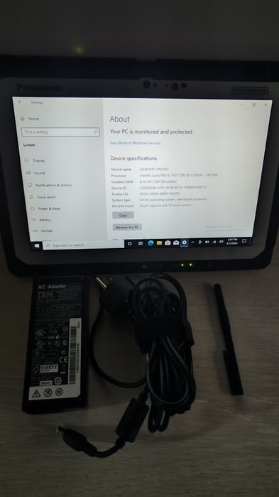 Promotie Tableta Militara Panasonic CF20 4G i5 Generatia 7, 8/256 Gb