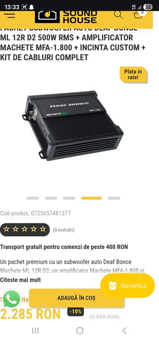 Subwoofer Deaf Bonce