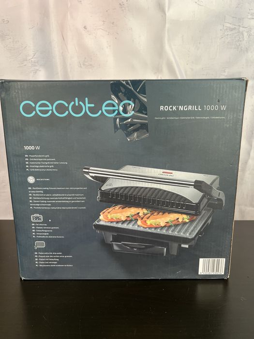 Грил Cecotec Rock’nGrill, 1000W - като нов