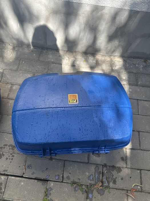 Set sidecase Givi monokey 2x45L albastru