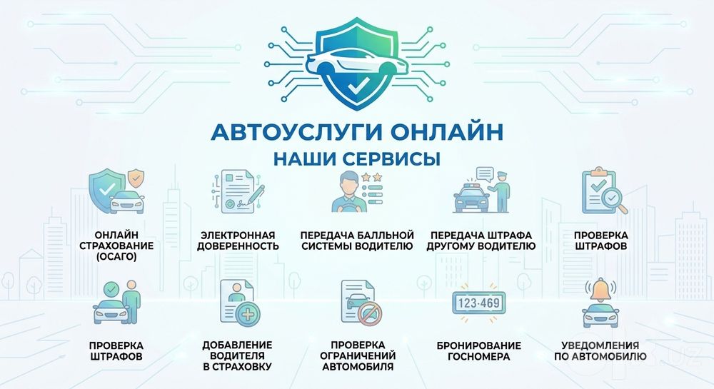 Наши услуги страхование и т.д онлине