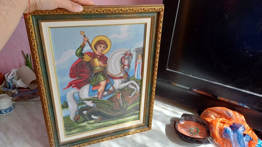 Саморъчно избродиран гоблен