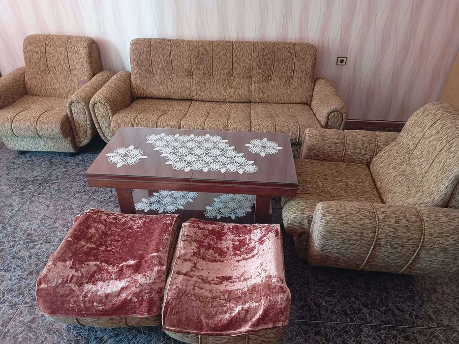 Диван и 2 фотьойла + подарък