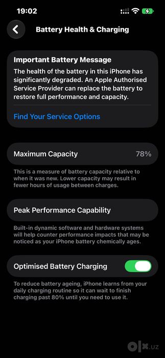 Iphone 13 pro kafolati bilan