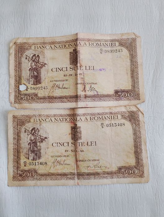 Bacnote 1940 ( de 500 lei)