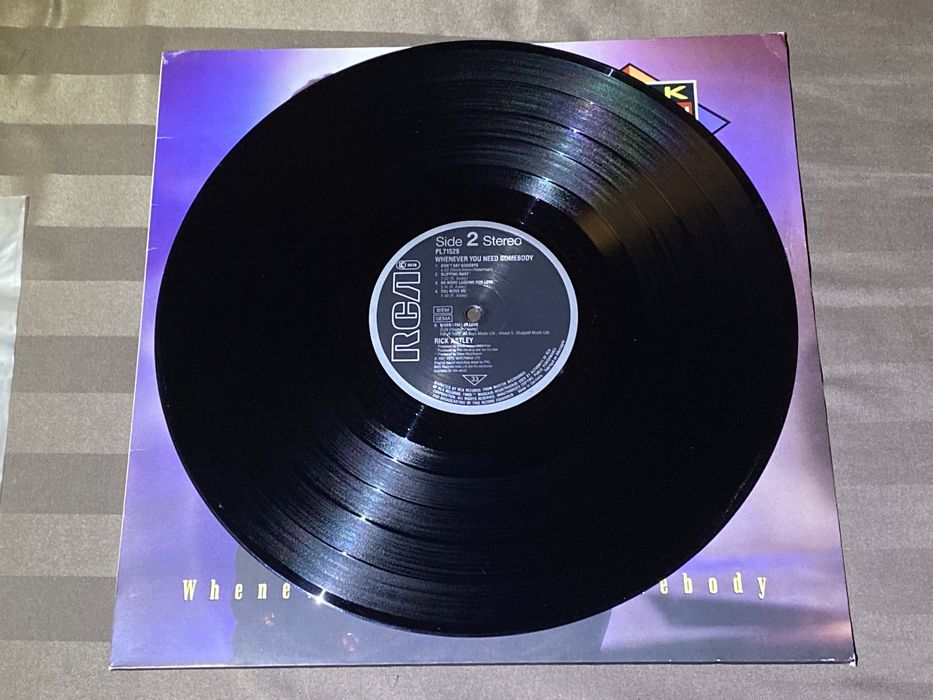 Vinil Rick Astley Whenever You Need Somebody (1987, Ediție Originală RCA) Near Mint