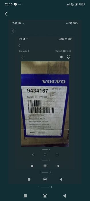 Discuri  spate volvo