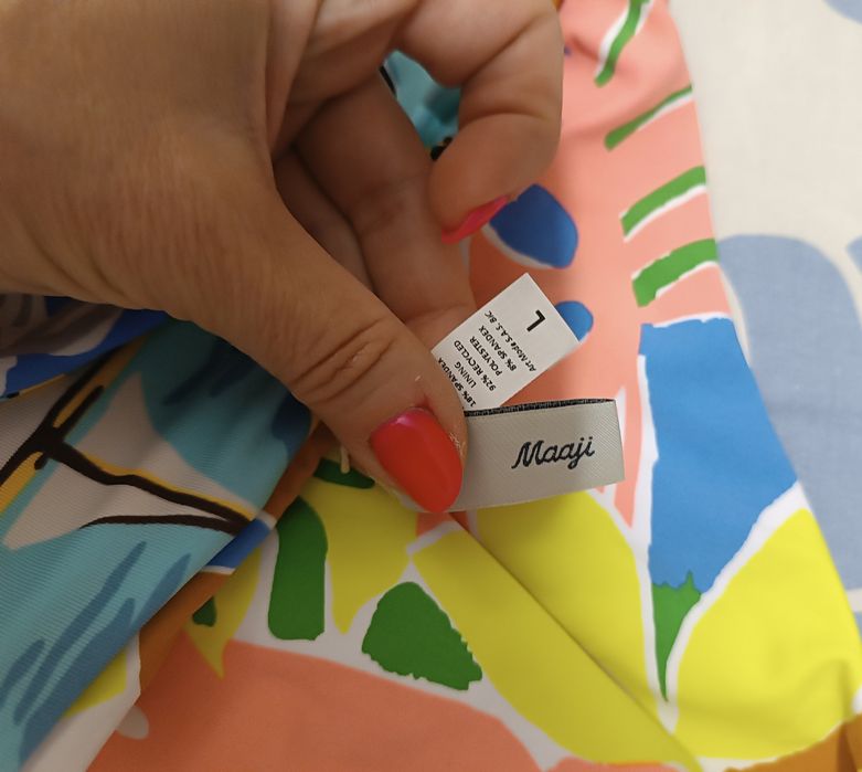 Maaji цял бански, двулицев - L