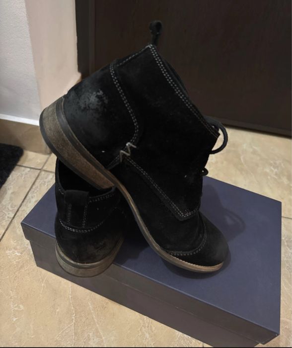 Pantofi înalți Bigotti din piele întoarsă, masura 39