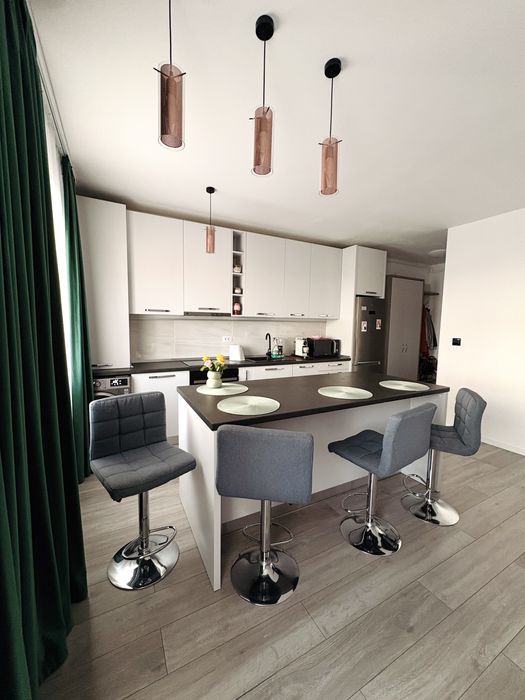 Apartament 2 camere Giroc – 56 mp | 2 balcoane | Parcare privată | Complet mobilat |