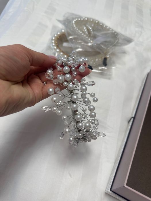 Bentiță/diadema perle Barbara Langellotti