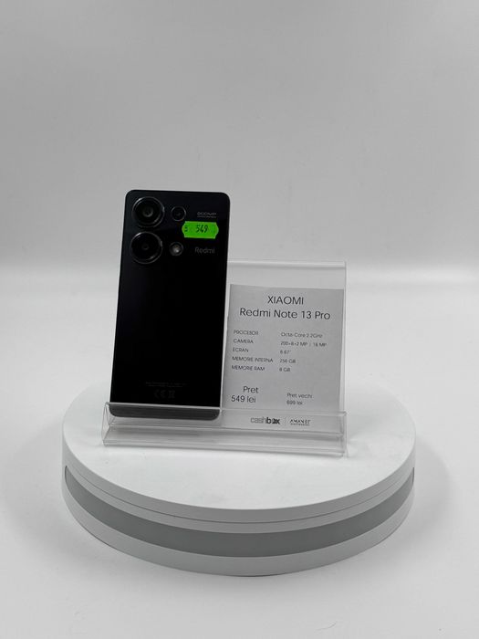 Xiaomi Redmi Note 13 Pro 256 GB Garantie 24 luni CashBox