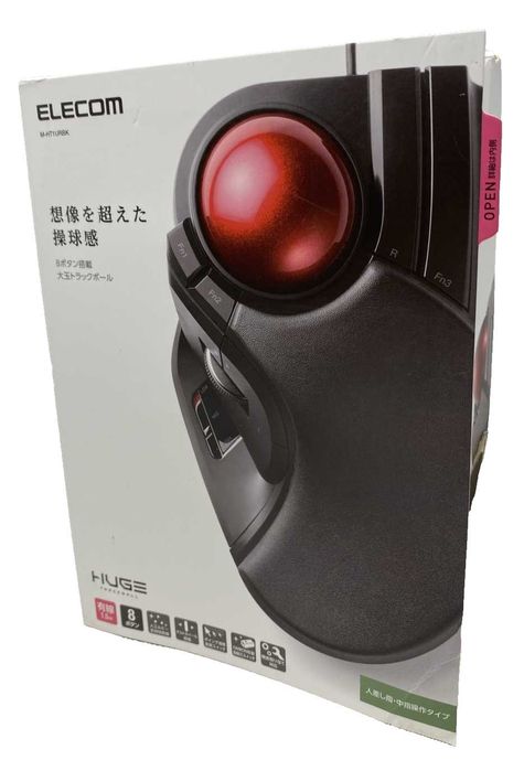 Trackball ELECOM HUGE, USB wireless 2.4GHz,negru,sigilat