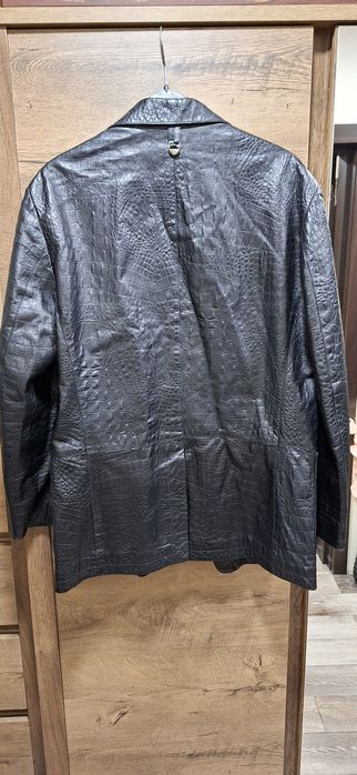 Кожено мъжко сако