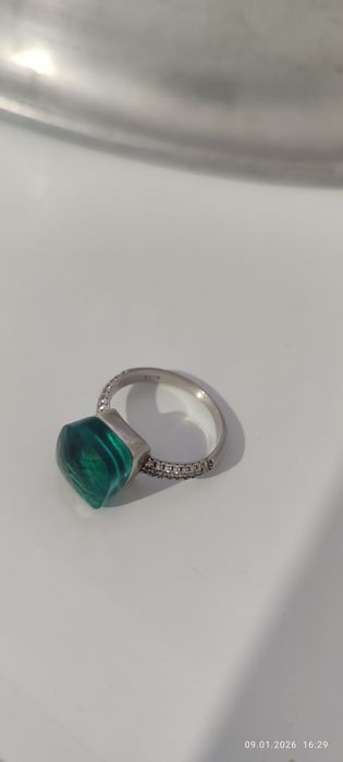 Прадам серебренное кольцо